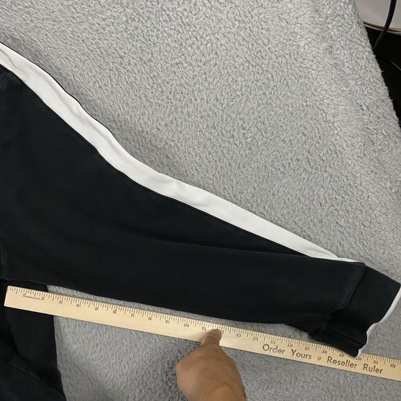 Polo Ralph Lauren Jacket Mens 3XLT Black White Track Full Zip Mock Neck Pony - Picture 10 of 11